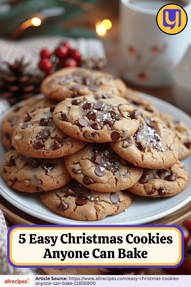 5 Easy Christmas Cookies Anyone Can Bake