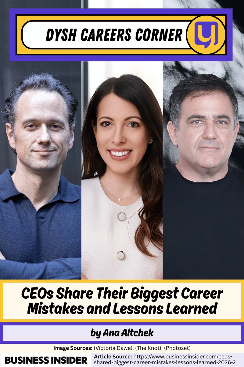 CEOs Share Their Biggest Career Mistakes and Lessons Learned